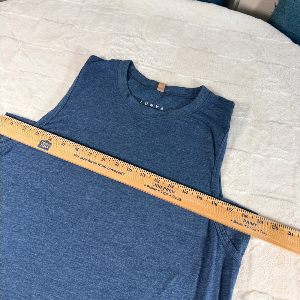 Lunya Deep Blue Restore Tank- Medium - Picture 4 of 5